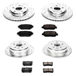 PowerStop Z23 Evolution Sport Brake Upgrade Kits for 2009-2013 IS250 - K4076