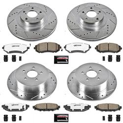 PowerStop Z26 Street Warrior Brake Upgrade Kits for 2006-2009 LEGACY, 2005-2009 OUTBACK - K4079-26