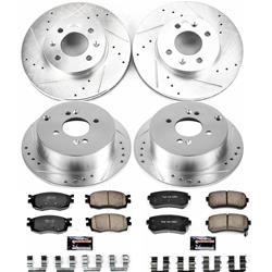 PowerStop Z23 Evolution Sport Brake Upgrade Kits for 2006-2011 RIO5, RIO, 2006-2007 ACCENT - K4091