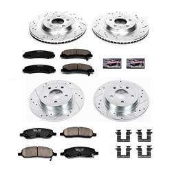 PowerStop Z23 Evolution Sport Brake Upgrade Kits for 2006-2011 DTS, LUCERNE - K4097