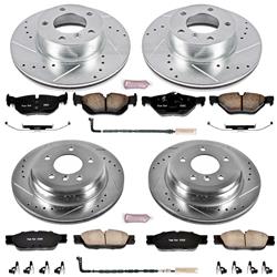 PowerStop Z23 Evolution Sport Brake Upgrade Kits for 2007 328XI - K4102