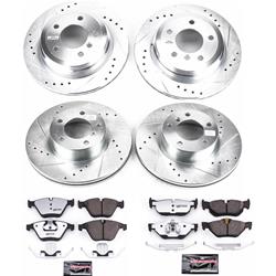 PowerStop Z26 Street Warrior Brake Upgrade Kits for 2009-2010 328I XDRIVE, 2008 328XI - K4105-26