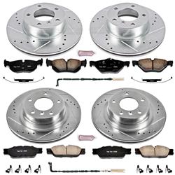 PowerStop Z23 Evolution Sport Brake Upgrade Kits for 2007 328I - K4106