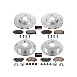 PowerStop Z23 Evolution Sport Brake Upgrade Kits for 2007-2009 AMANTI - K4127