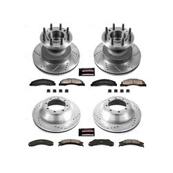 PowerStop Z23 Evolution Sport Brake Upgrade Kits for 2008-2025 E-350 SUPER DUTY, 2017-2018 E-450 SUPER DUTY - K4132