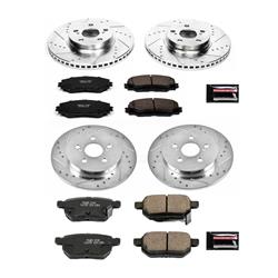 PowerStop Z23 Evolution Sport Brake Upgrade Kits for 2009-2019 COROLLA, 2009-2013 MATRIX, 2009-2010 VIBE - K4140