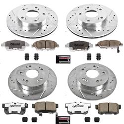 PowerStop Z26 Street Warrior Brake Upgrade Kits for 2009-2011 CIVIC - K4276-26