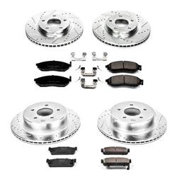 PowerStop Z23 Evolution Sport Brake Upgrade Kits for 2003-2004 M45, 2002-2006 Q45 - K4313
