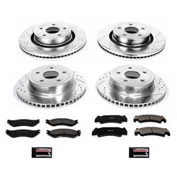 PowerStop Z23 Evolution Sport Brake Upgrade Kits for 2005-2006 RAM 1500 - K4386