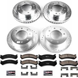 PowerStop Z23 Evolution Sport Brake Upgrade Kits for 2004 SIERRA 2500 HD, SILVERADO 2500 HD - K4423
