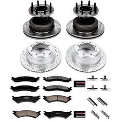 PowerStop Z23 Evolution Sport Brake Upgrade Kits for 2003-2005 E-350 CLUB WAGON, 1999-2002 E-350 ECONOLINE CLUB WAGON, 1999-2007 E-350 SUPER DUTY - K4435