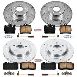 PowerStop Z23 Evolution Sport Brake Upgrade Kits for 2000-2002 S430, 2000-2003 S500 - K4455