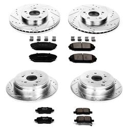 PowerStop Z23 Evolution Sport Brake Upgrade Kits for 2002-2004 ODYSSEY - K4459