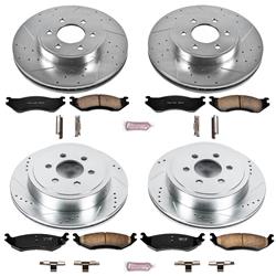 PowerStop Z23 Evolution Sport Brake Upgrade Kits for 2003 DURANGO - K4471