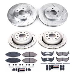 PowerStop Z23 Evolution Sport Brake Upgrade Kits for 2003-2011 TOWN CAR - K4486