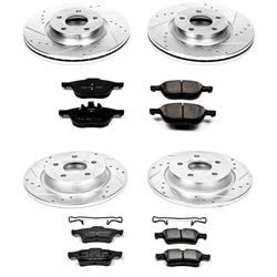 PowerStop Z23 Evolution Sport Brake Upgrade Kits for 2004-2005 S40, 2005 V50 - K4492