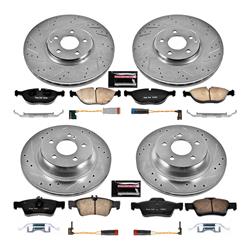 PowerStop Z23 Evolution Sport Brake Upgrade Kits for 2004-2005 E500 - K4517