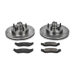 PowerStop Z23 Evolution Sport Brake Upgrade Kits for 2004-2006 E-150, 2004-2005 E-150 CLUB WAGON - K4578