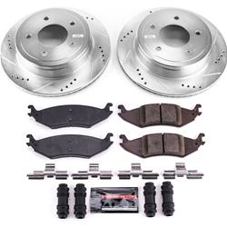 PowerStop Z23 Evolution Sport Brake Upgrade Kits for 2004-2006 E-150, 2004-2005 E-150 CLUB WAGON - K4579