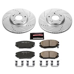 PowerStop Z23 Evolution Sport Brake Upgrade Kits for 2007-2009 AMANTI, 2006-2011 AZERA - K4646