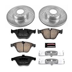 PowerStop Z23 Evolution Sport Brake Upgrade Kits for 2008-2010 328I, 2009 328I XDRIVE, 2008 328XI - K4677
