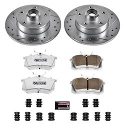PowerStop Z26 Street Warrior Brake Upgrade Kits for 1994-1999 GOLF, 1994-1998 JETTA, 1993-1994 PASSAT - K512-26