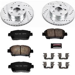 PowerStop Z23 Evolution Sport Brake Upgrade Kits for 2004-2009 PRIUS - K5219