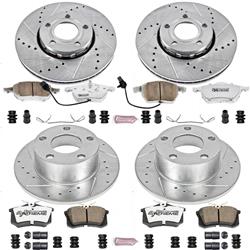 PowerStop Z26 Street Warrior Brake Upgrade Kits for 1998-2001 A6, 1999-2005 PASSAT - K529-26