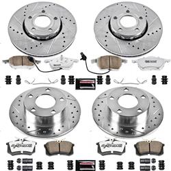 PowerStop Z26 Street Warrior Brake Upgrade Kits for 1998-2001 A6 QUATTRO - K532-26