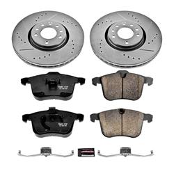 PowerStop Z23 Evolution Sport Brake Upgrade Kits for 2003-2011 9-3, 2010-2011 9-3X - K5349