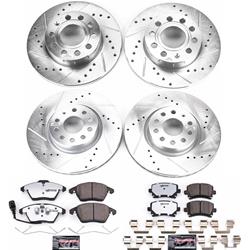 PowerStop Z26 Street Warrior Brake Upgrade Kits for 2008 A3, 2006-2010 JETTA - K5363-26