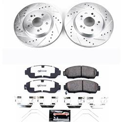 PowerStop Z26 Street Warrior Brake Upgrade Kits for 2011 ACCORD CROSSTOUR, 2012-2016 CR-V, 2012-2015 CROSSTOUR - K5432-26