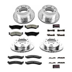 PowerStop Z23 Evolution Sport Brake Upgrade Kits for 2001-2002 RAM 2500, RAM 3500 - K5466