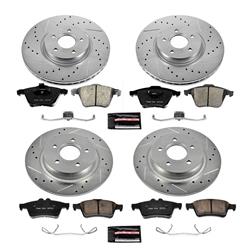 PowerStop Z23 Evolution Sport Brake Upgrade Kits for 2006-2011 V50, S40, 2006-2013 C70 - K5469