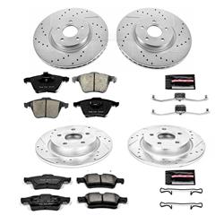 PowerStop Z23 Evolution Sport Brake Upgrade Kits for 2004-2005 S40, 2005 V50 - K5470