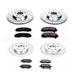 PowerStop Z23 Evolution Sport Brake Upgrade Kits for 2011-2013 IMPALA, 2014-2016 IMPALA LIMITED - K5504