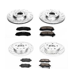 PowerStop Z23 Evolution Sport Brake Upgrade Kits for 2012-2013 IMPALA, 2014-2016 IMPALA LIMITED - K5514