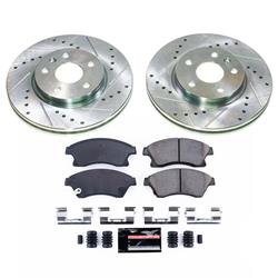 PowerStop Z23 Evolution Sport Brake Upgrade Kits for 2011-2015 CRUZE, 2016 CRUZE LIMITED, 2012-2017 SONIC - K5550