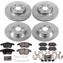 PowerStop Z23 Evolution Sport Brake Upgrade Kits for 2011-2014 S60, 2007-2014 S80, 2008-2010 V70 - K5611