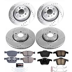 PowerStop Z23 Evolution Sport Brake Upgrade Kits for 2003-2014 XC90 - K5708