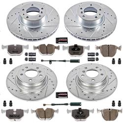 PowerStop Z26 Street Warrior Brake Upgrade Kits for 1995-2001 740I, 740IL - K5710-26