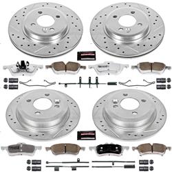 PowerStop Z26 Street Warrior Brake Upgrade Kits for 2002-2006 COOPER - K5725-26