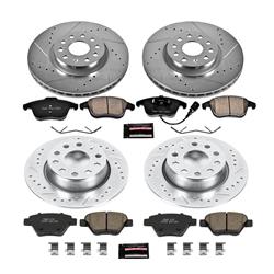 PowerStop Z23 Evolution Sport Brake Upgrade Kits for 2012-2015 PASSAT - K5803