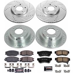PowerStop Z23 Evolution Sport Brake Upgrade Kits for 2004-2006 AMANTI - K5833