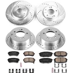 PowerStop Z23 Evolution Sport Brake Upgrade Kits for 2010-2013 FORTE, FORTE KOUP - K5838