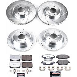 PowerStop Z26 Street Warrior Brake Upgrade Kits for 2010-2014 GENESIS - K5845-26