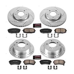 PowerStop Z23 Evolution Sport Brake Upgrade Kits for 2010-2013 FORTE, FORTE KOUP - K5912