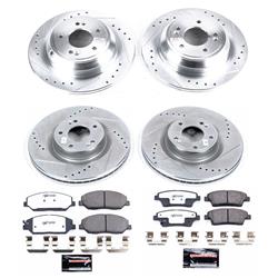 PowerStop Z26 Street Warrior Brake Upgrade Kits for 2010-2011 GENESIS - K5923-26