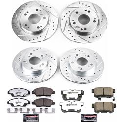 PowerStop Z26 Street Warrior Brake Upgrade Kits for 2011-2015 CR-Z - K5936-26
