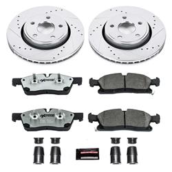 PowerStop Z26 Street Warrior Brake Upgrade Kits for 2011-2020 DURANGO, 2011-2016 GRAND CHEROKEE - K5951-26
